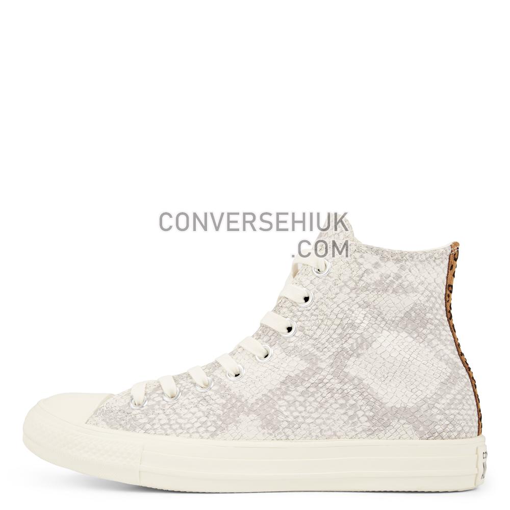 Converse Chuck Taylor All Star Animal Print Suede High-Top Egret/Brown/Egret 165611C Shoes