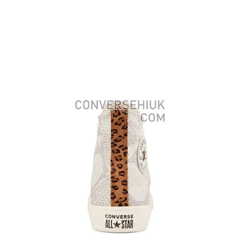 Converse Chuck Taylor All Star Animal Print Suede High-Top Egret/Brown/Egret 165611C Shoes