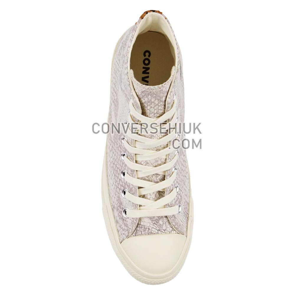 Converse Chuck Taylor All Star Animal Print Suede High-Top Egret/Brown/Egret 165611C Shoes