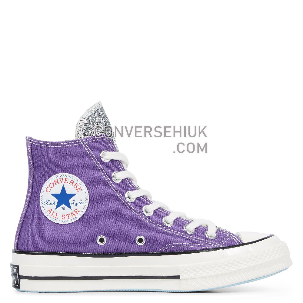 Converse x Chiara Chuck 70 Glitter High Top Tillandsia/Purple/Silver/Egret 563832C Shoes