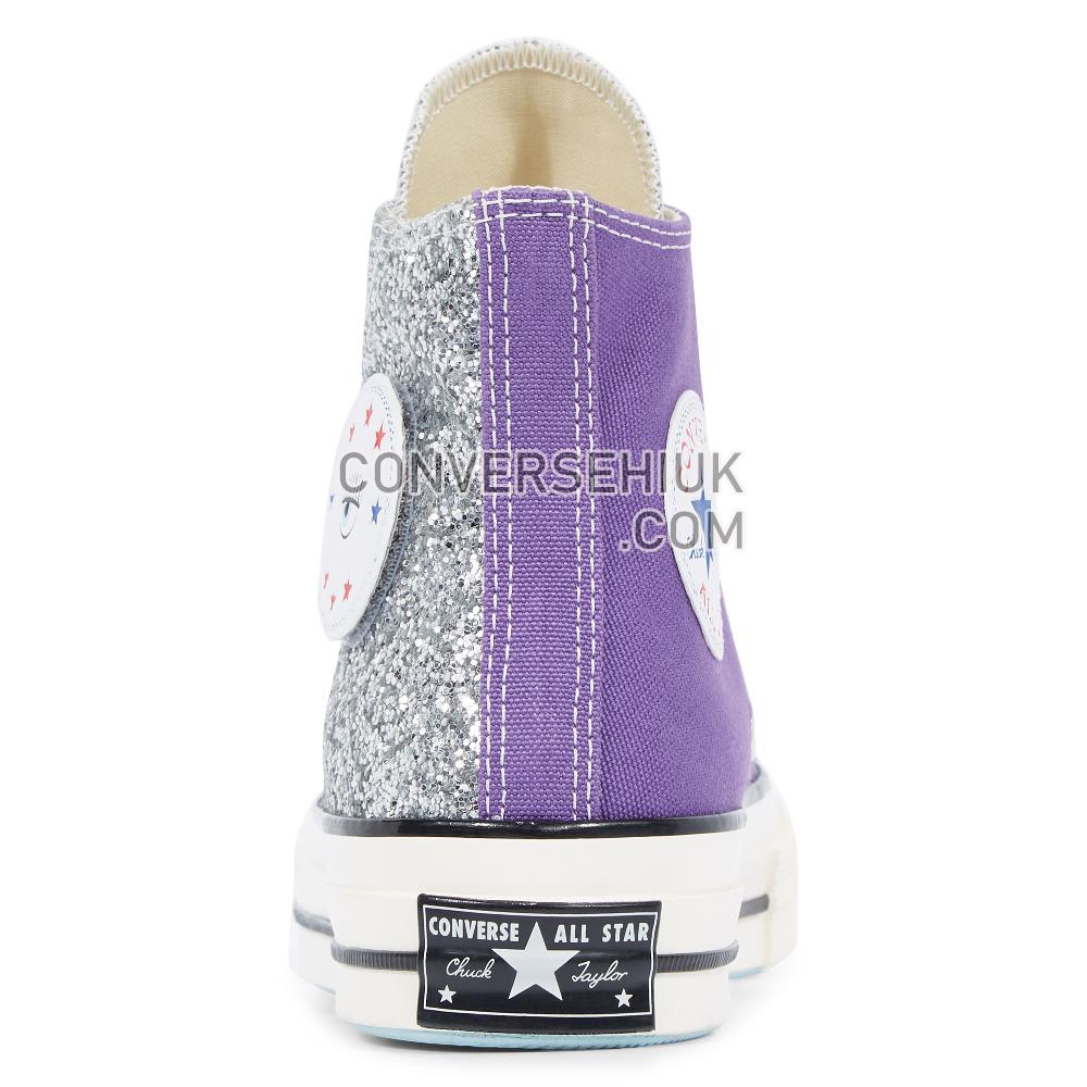 Converse x Chiara Chuck 70 Glitter High Top Tillandsia/Purple/Silver/Egret 563832C Shoes