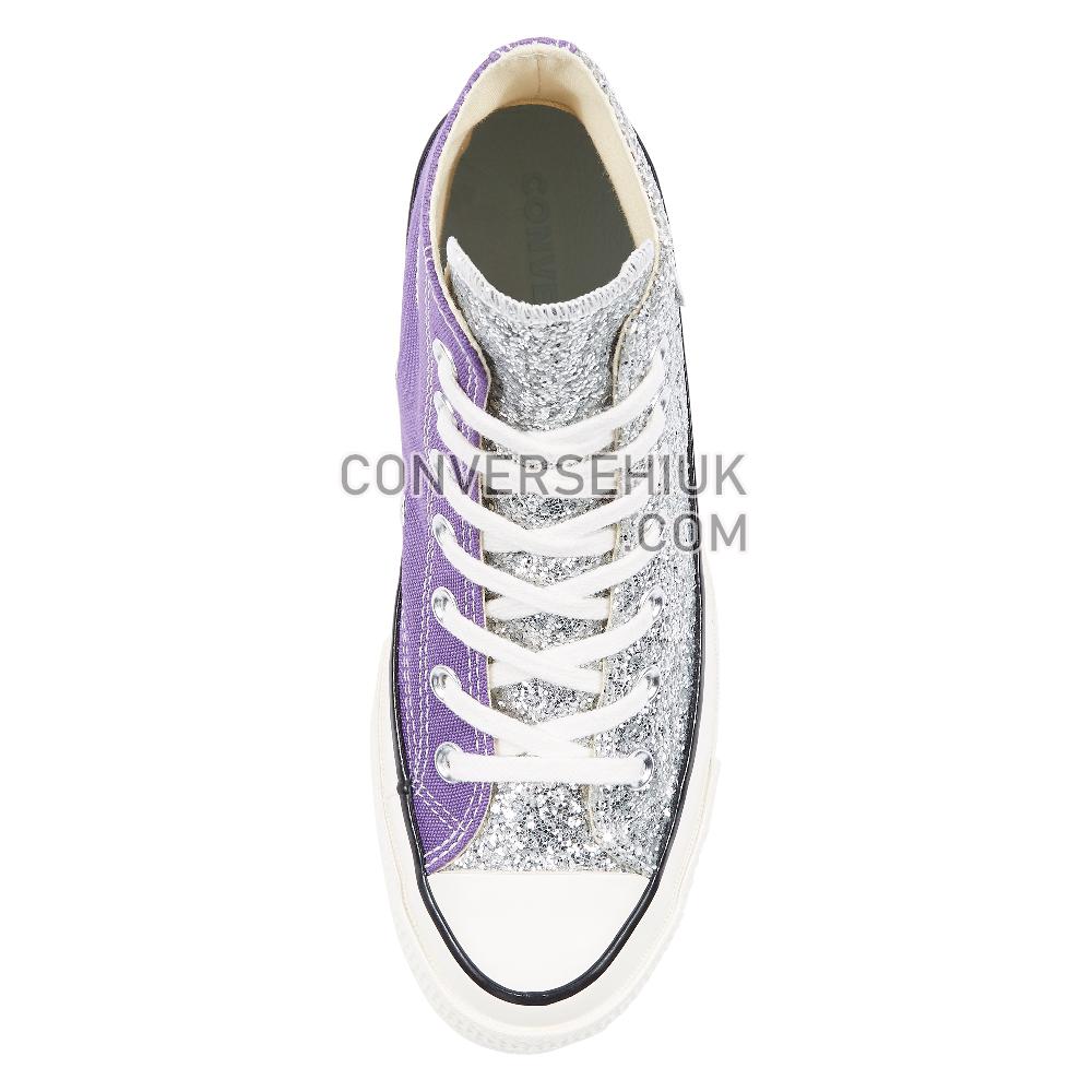 Converse x Chiara Chuck 70 Glitter High Top Tillandsia/Purple/Silver/Egret 563832C Shoes