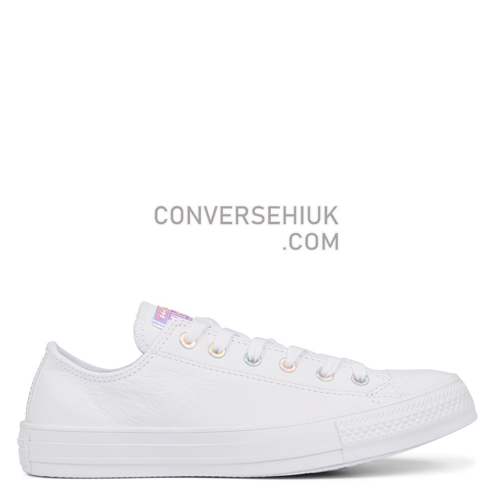 Converse Chuck Taylor All Star Iridescent Low Top White/White/White 165623C Shoes