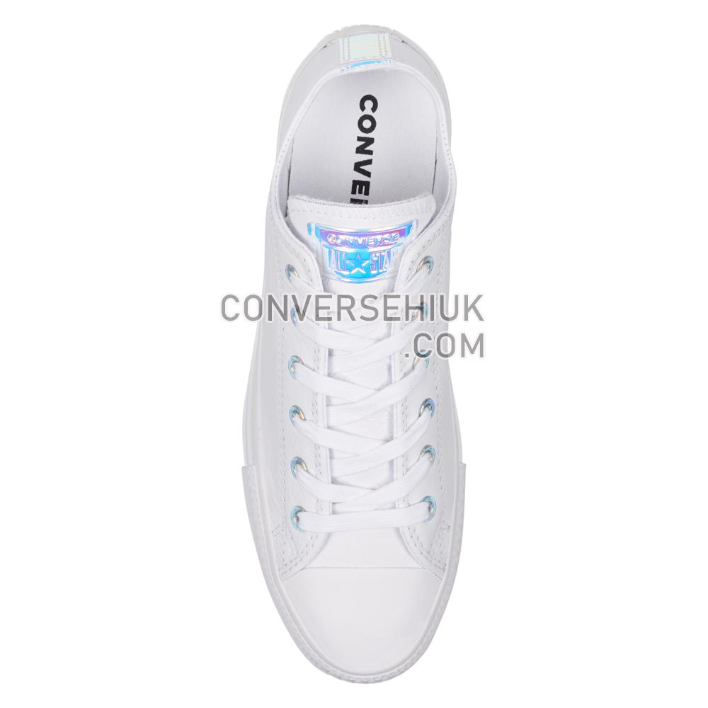 Converse Chuck Taylor All Star Iridescent Low Top White/White/White 165623C Shoes