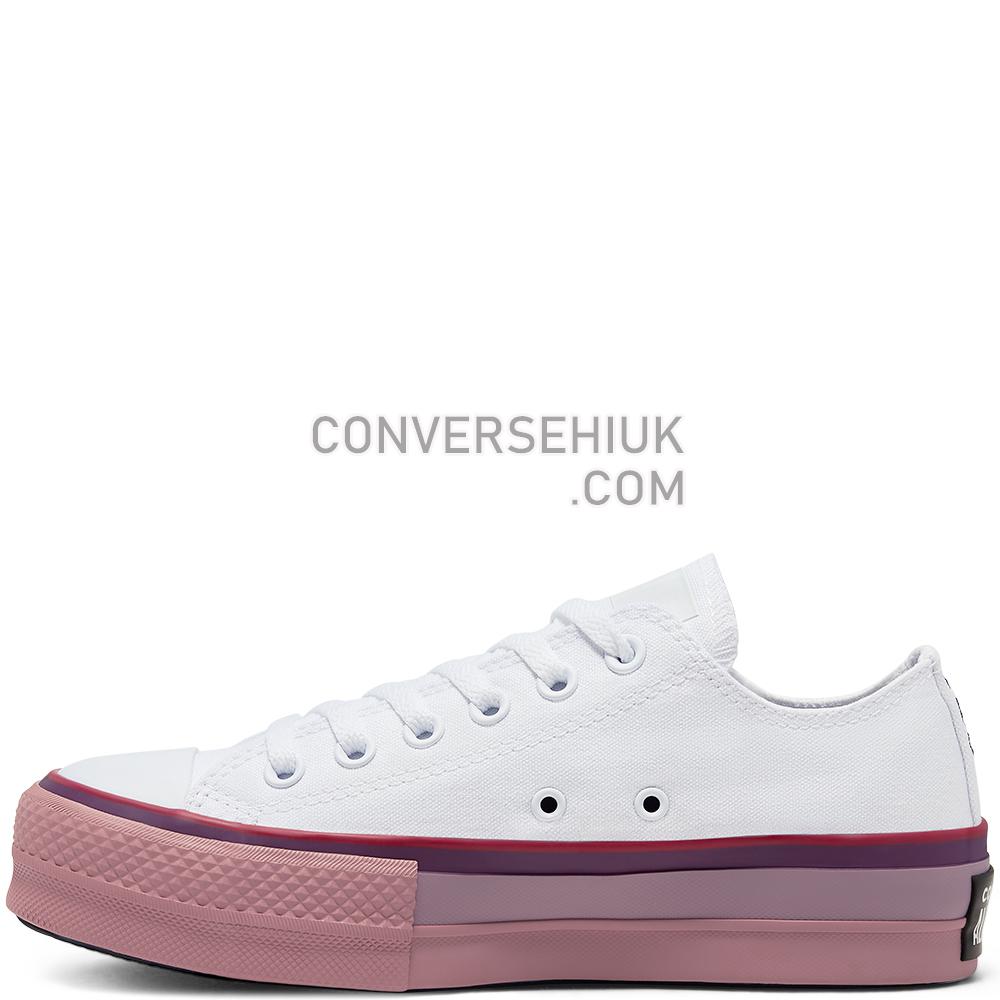 Converse x OPI Chuck Taylor All Star Platform Low Top White//Multi 566557C Shoes