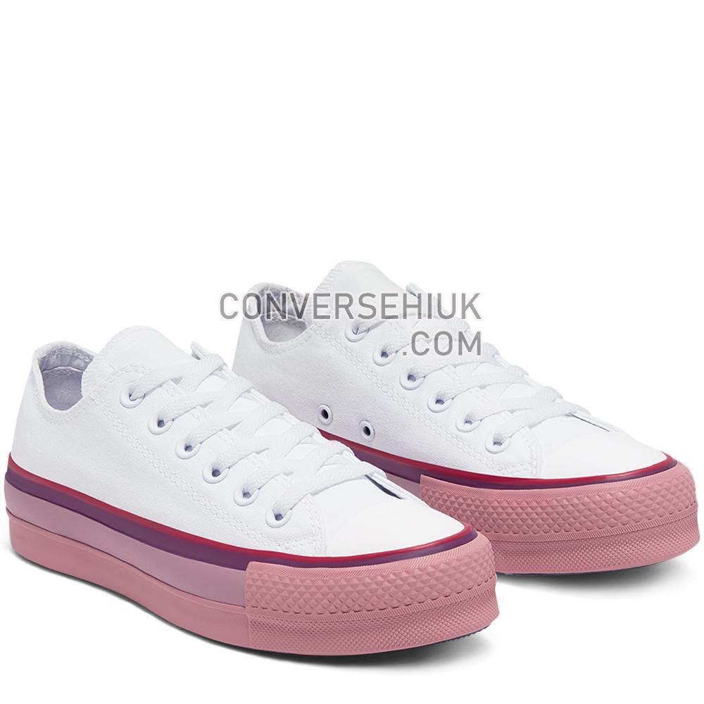 Converse x OPI Chuck Taylor All Star Platform Low Top White//Multi 566557C Shoes