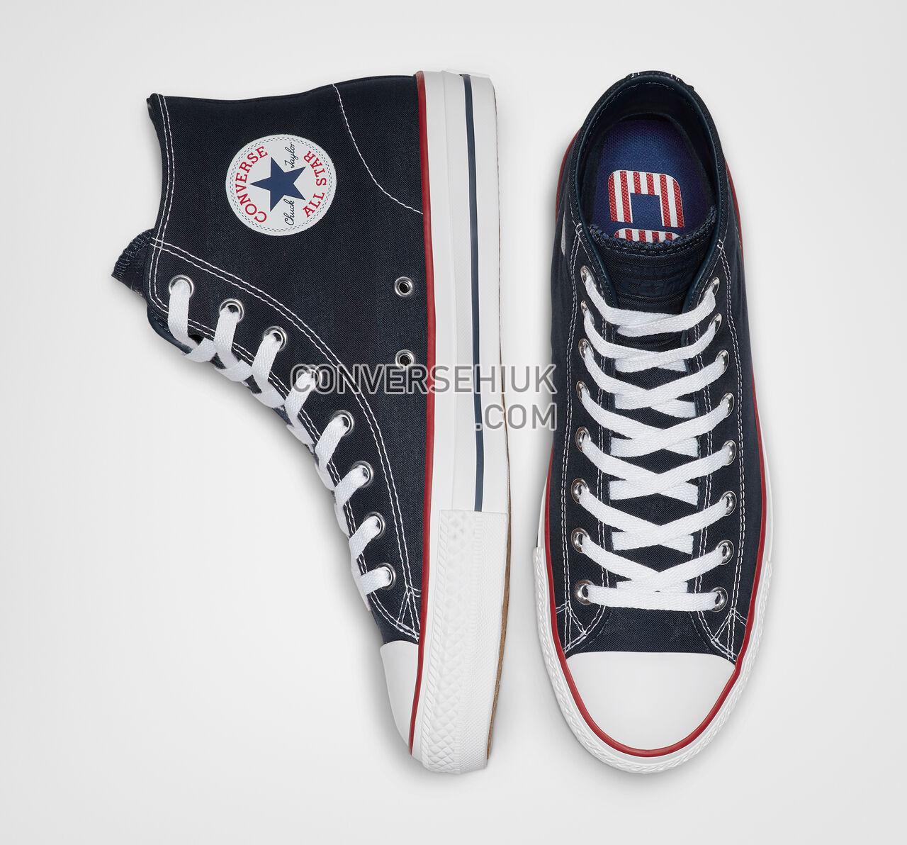 Converse CTAS Pro Archive Prints High Top Obsidian/White/Enamel Red 165338C Shoes