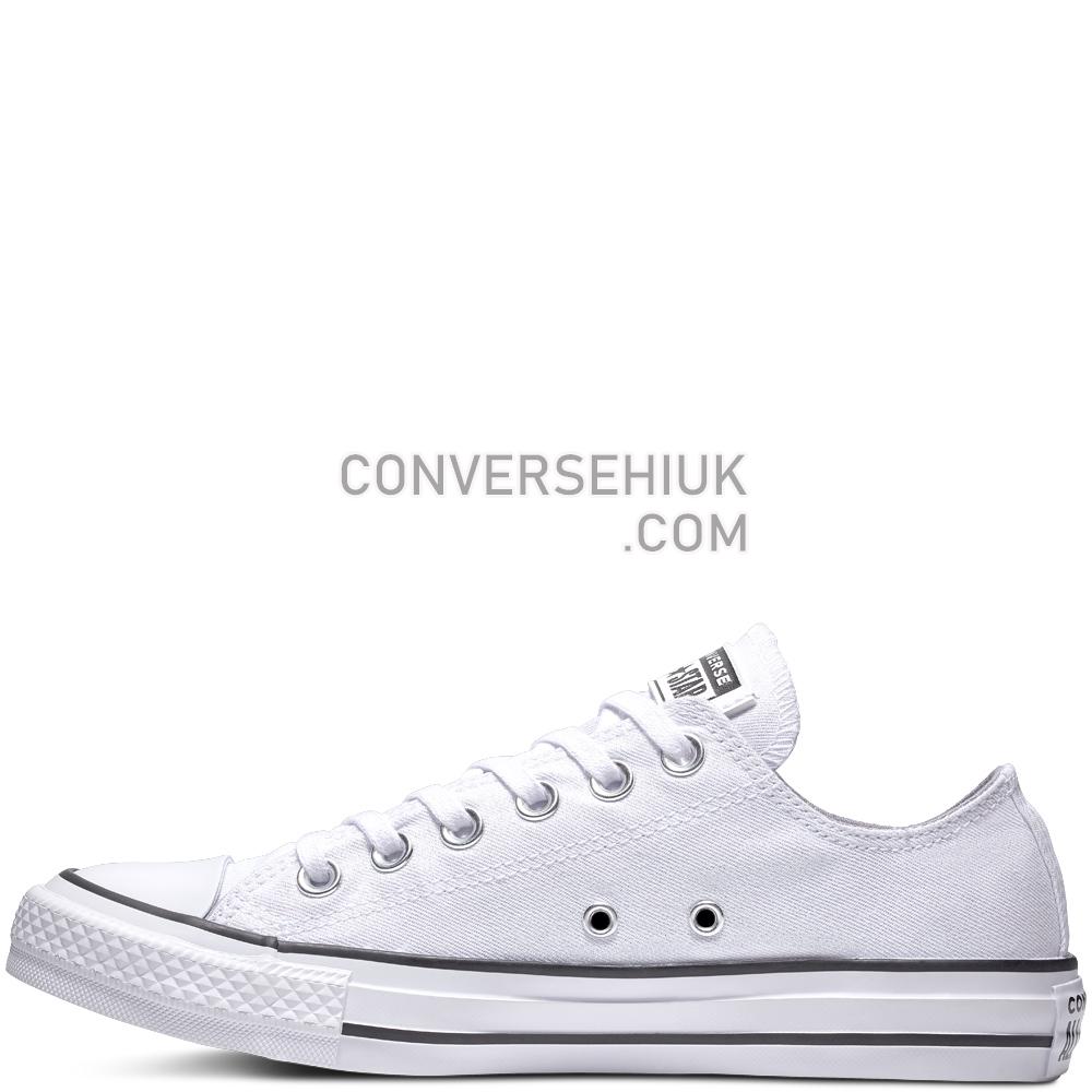 Converse Chuck Taylor All Star Precious Metals Textile Low Top White/White/Black 561712C Shoes