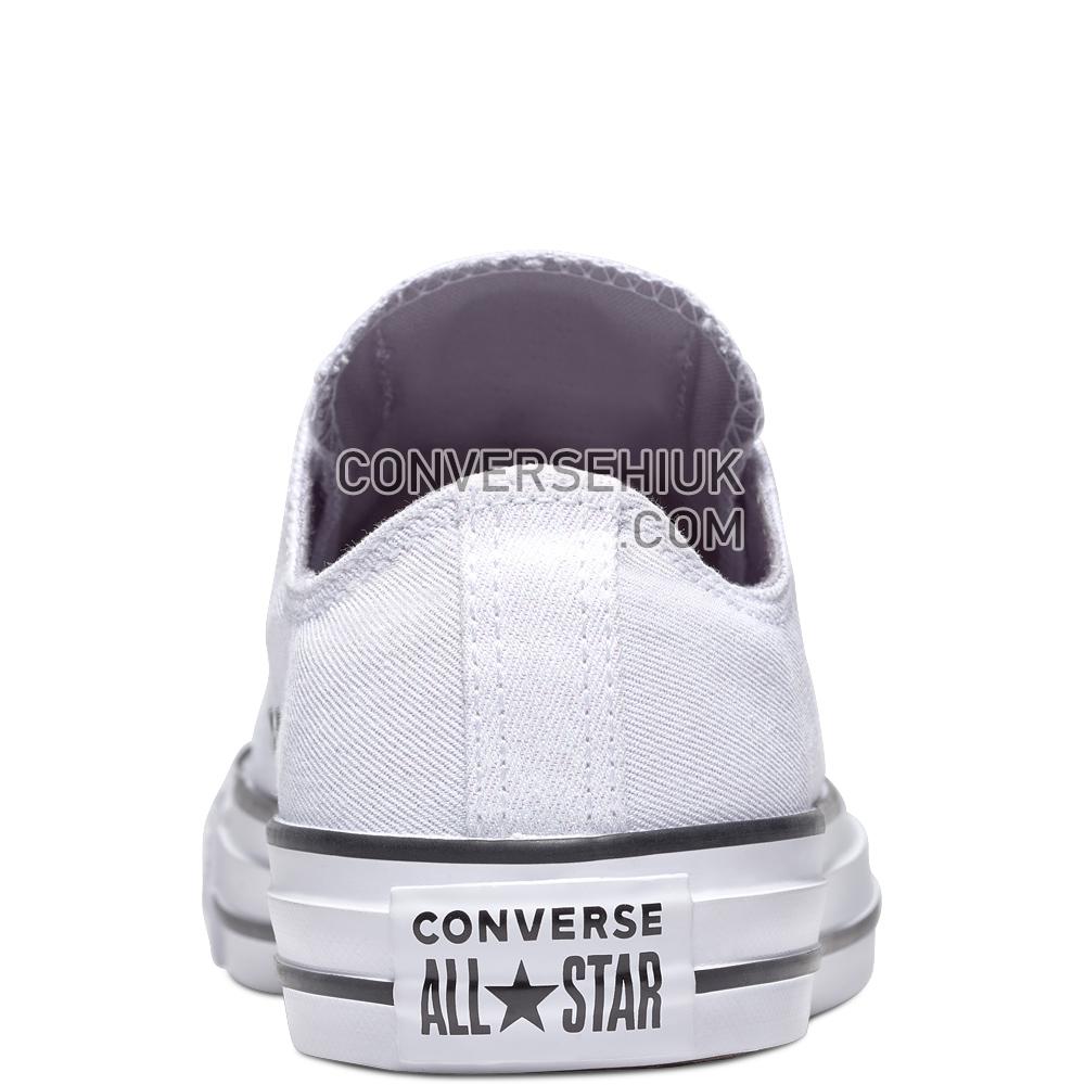 Converse Chuck Taylor All Star Precious Metals Textile Low Top White/White/Black 561712C Shoes