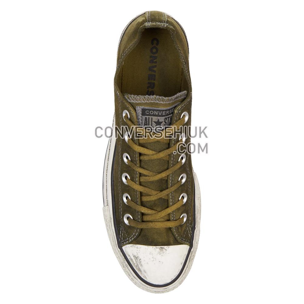 Converse Chuck Taylor All Star Canvas Rust Platform Low Top White/Rust/Green 565763C Shoes