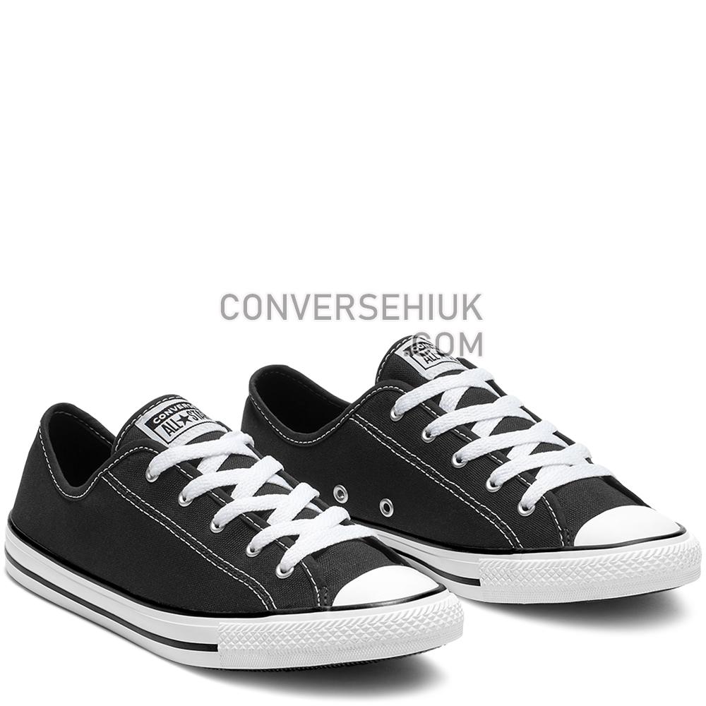 Converse Chuck Taylor All Star Dainty New Comfort Low Top Black/White/Black 564982C Shoes