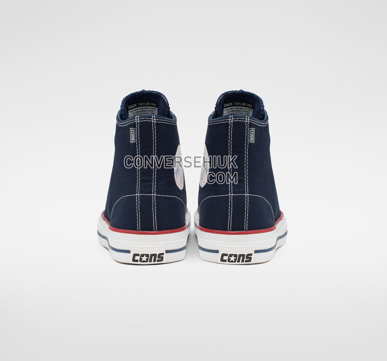 Converse CTAS Pro Archive Prints High Top Obsidian/White/Enamel Red 165338C Shoes