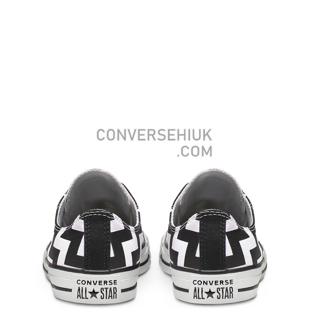 Converse Chuck Taylor All Star Glam Dunk Low Top White/Black/White 565438C Shoes