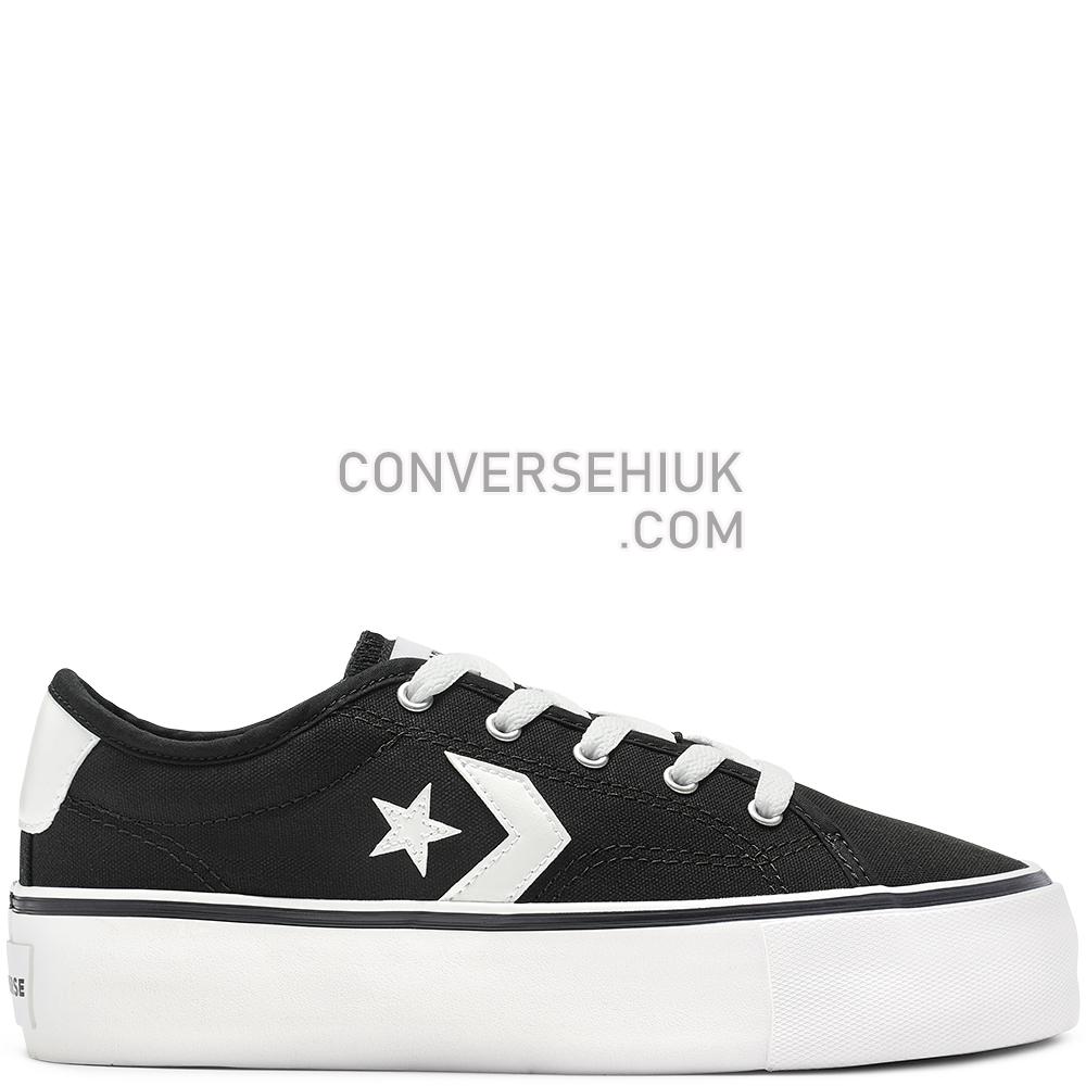 Converse Star Replay Platform Low Top Converse/Black/White 565365C Shoes