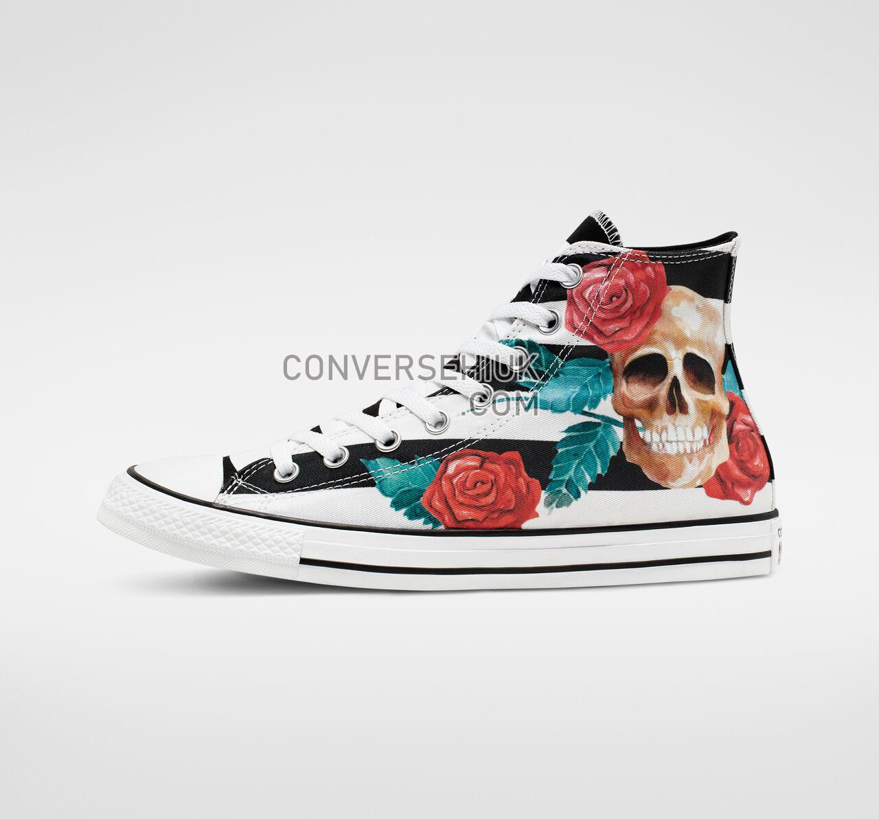 Converse Chuck Taylor All Star Skull Print High Top White/Black/Red 165821C Shoes