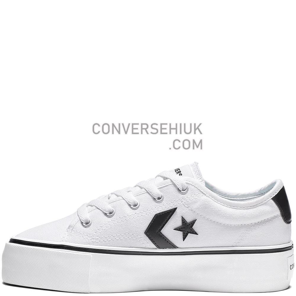 Converse Star Replay Platform Low Top Converse/Black/White 565365C Shoes