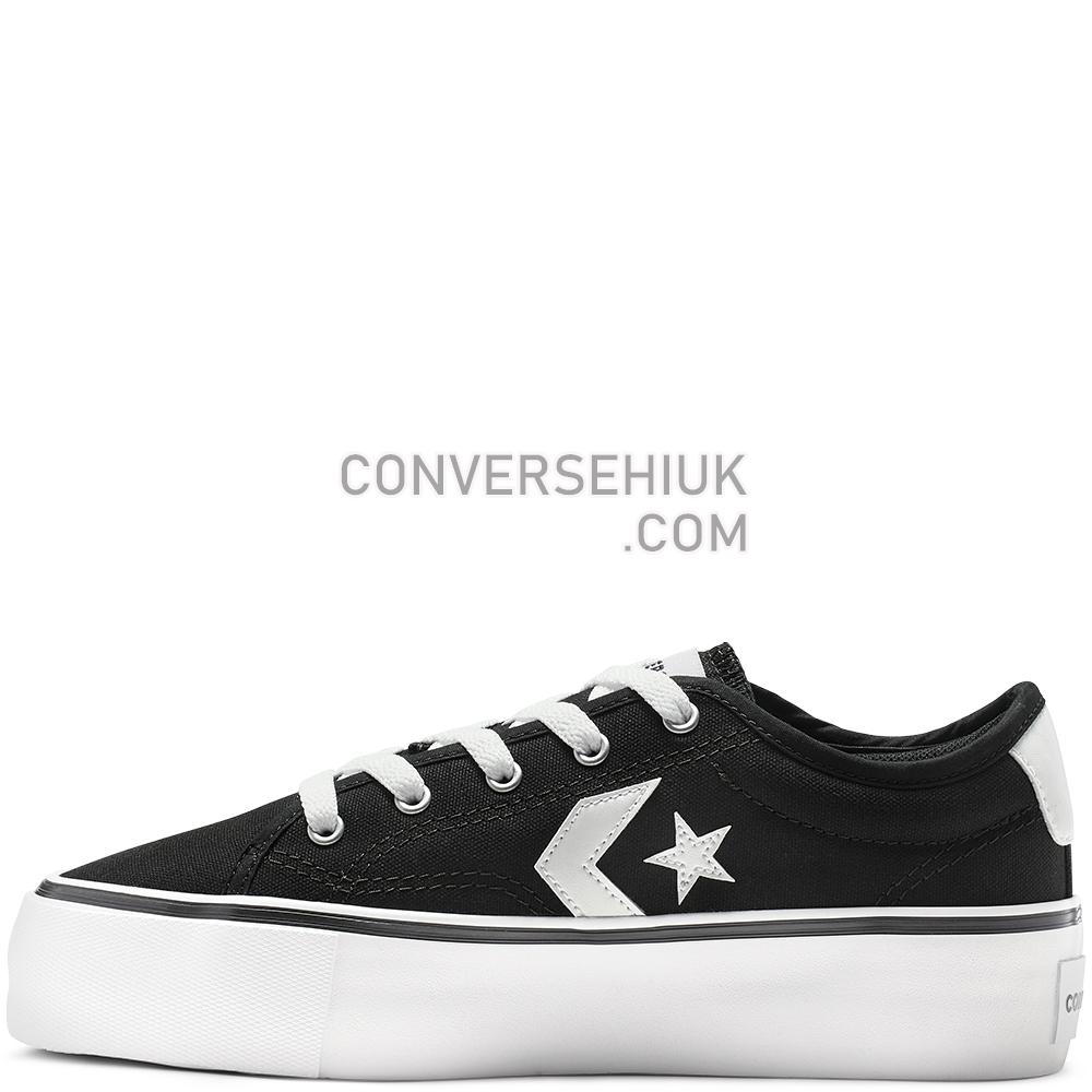 Converse Star Replay Platform Low Top Converse/Black/White 565365C Shoes