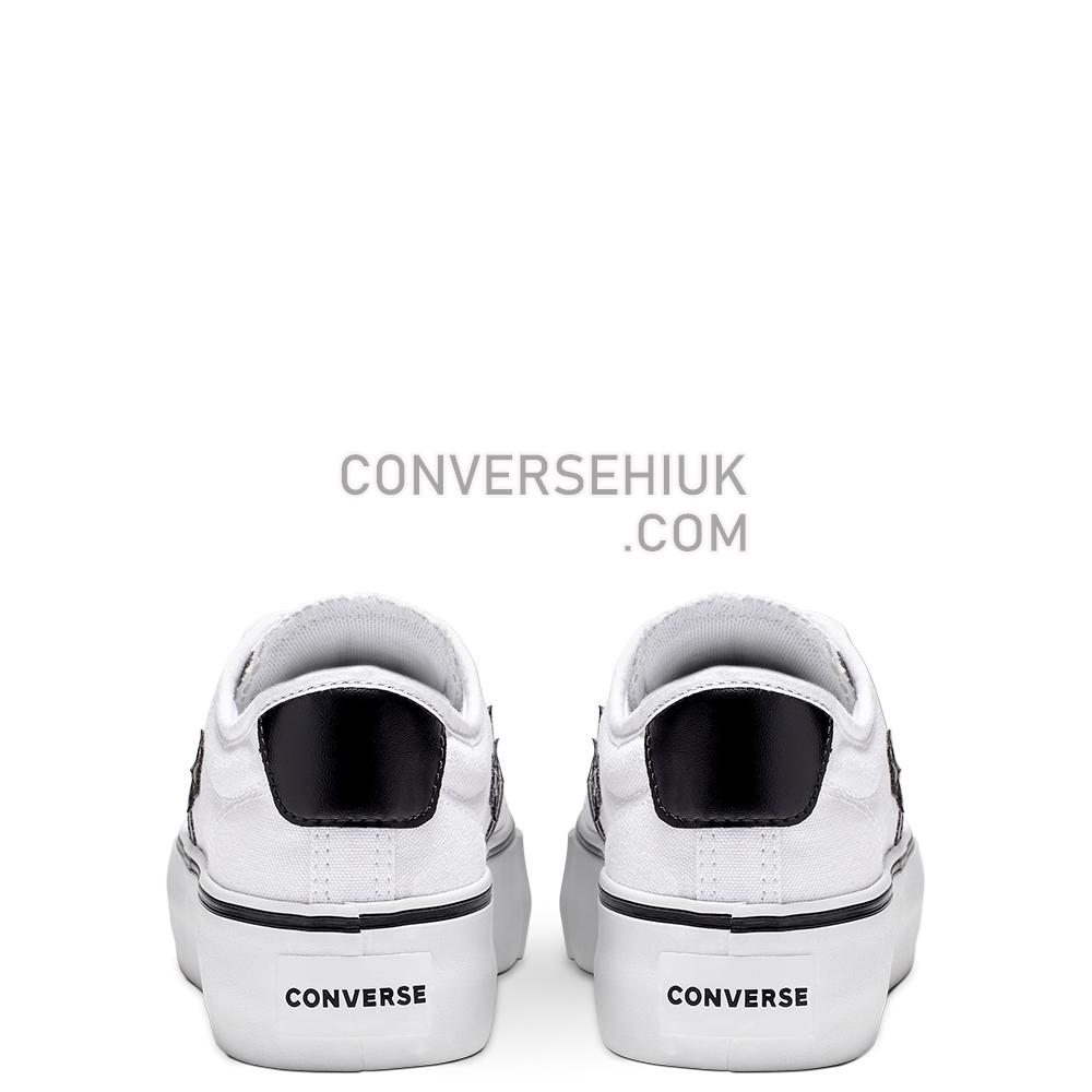 Converse Star Replay Platform Low Top Converse/Black/White 565365C Shoes