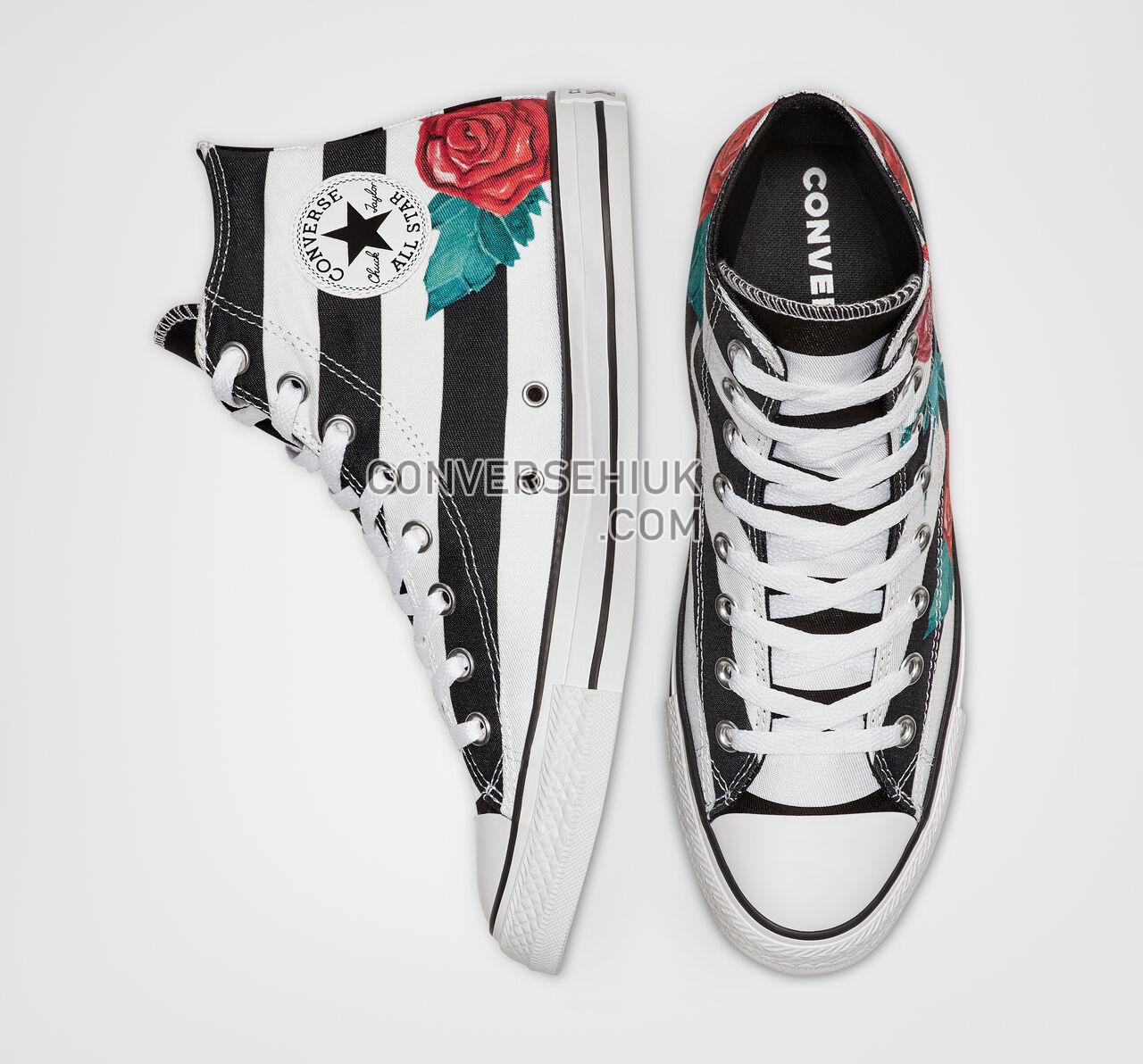 Converse Chuck Taylor All Star Skull Print High Top White/Black/Red 165821C Shoes