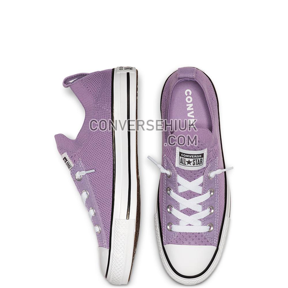 Converse Chuck Taylor All Star Shoreline Knit Slip Dusty/Lilac/White/Black 565233C Shoes