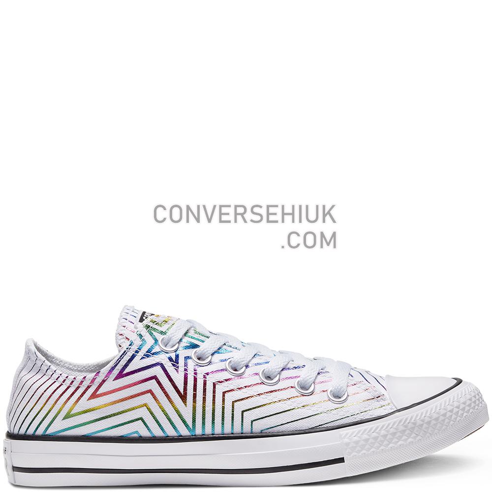 Converse Chuck Taylor All Star Exploding Star Low Top White/Black/White 565440C Shoes