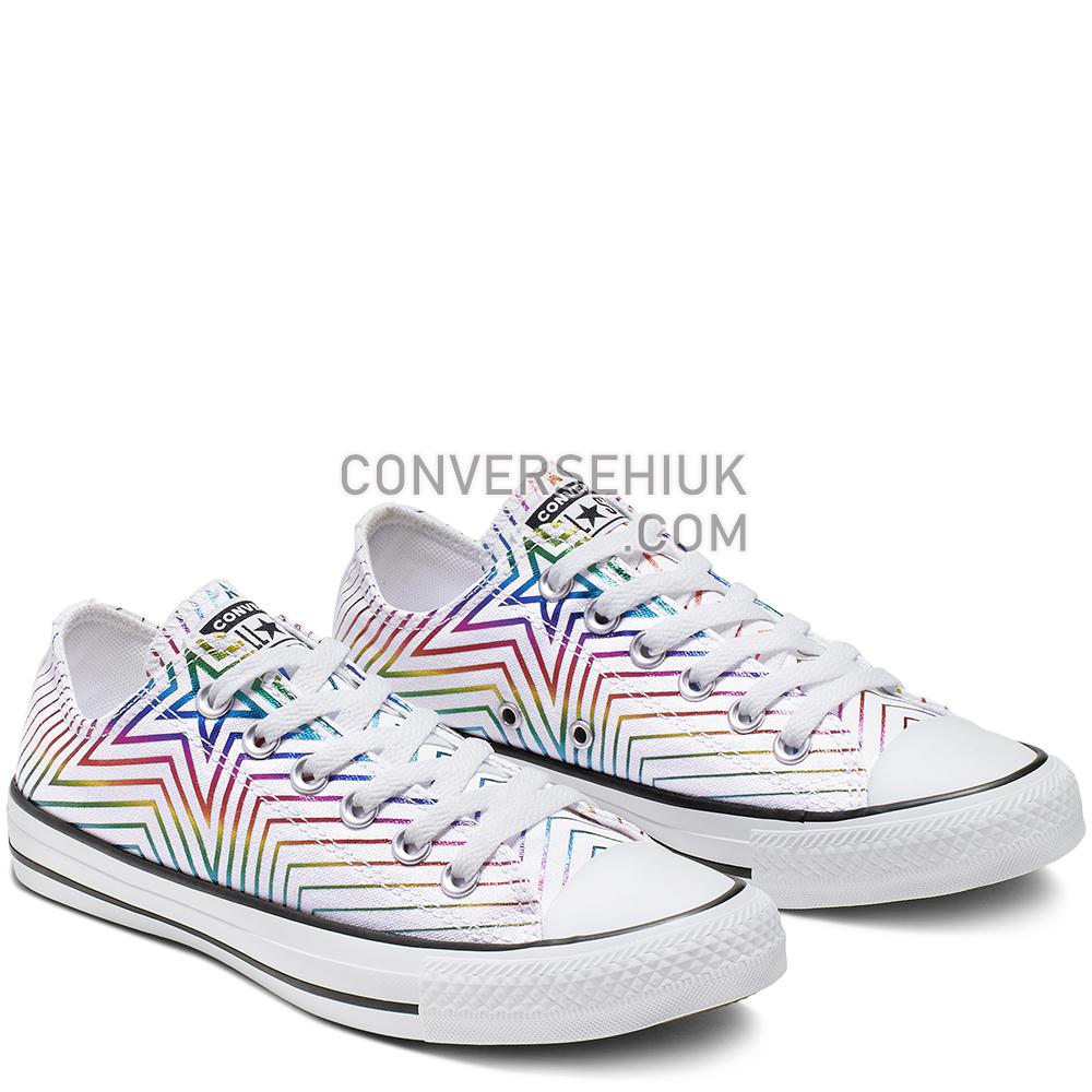 Converse Chuck Taylor All Star Exploding Star Low Top White/Black/White 565440C Shoes