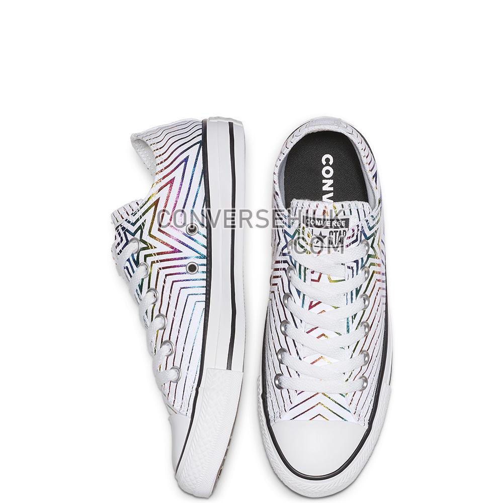 Converse Chuck Taylor All Star Exploding Star Low Top White/Black/White 565440C Shoes