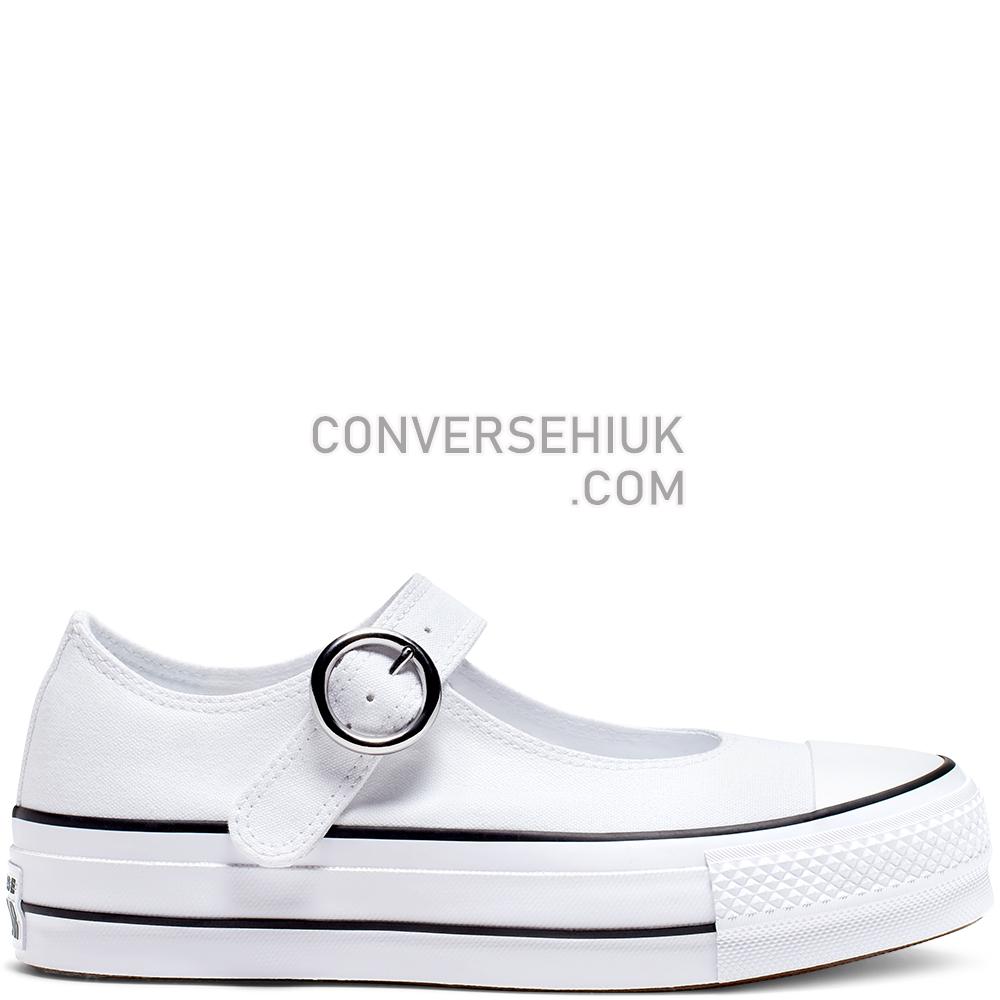 Converse Chuck Taylor All Star Mary Jane Slip White/Black/White 564643C Shoes