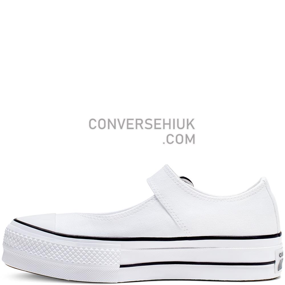 Converse Chuck Taylor All Star Mary Jane Slip White/Black/White 564643C Shoes