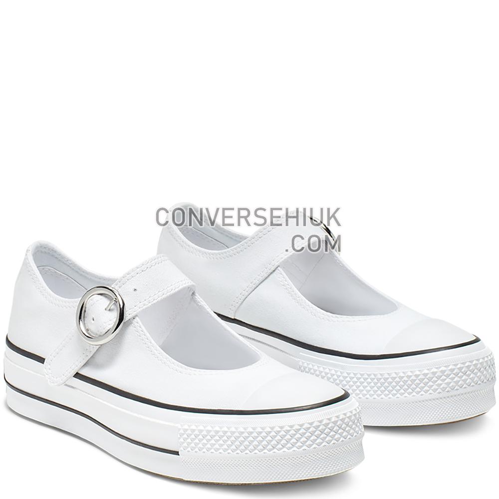 Converse Chuck Taylor All Star Mary Jane Slip White/Black/White 564643C Shoes