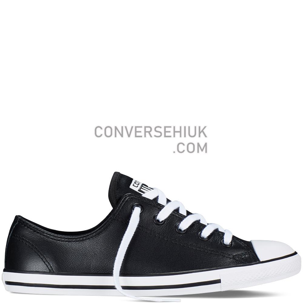 Converse Chuck Taylor All Star Dainty Leather Black 537107C Shoes