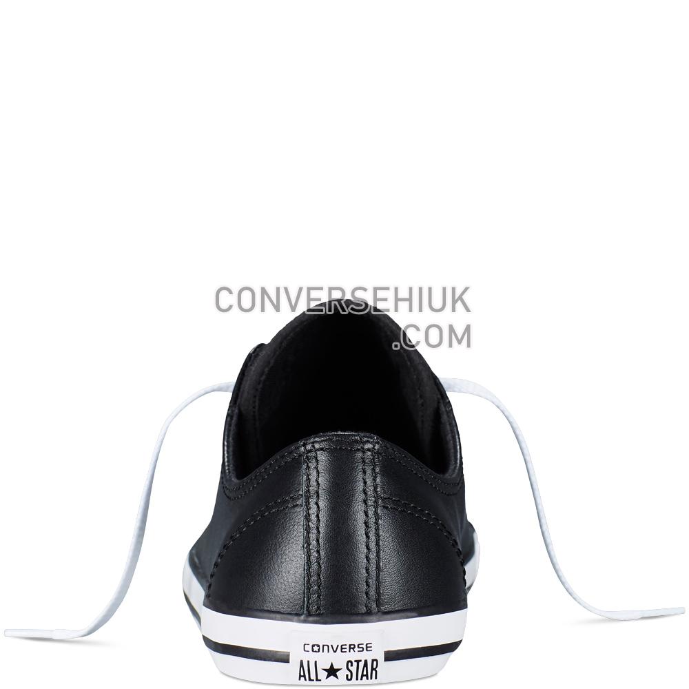 Converse Chuck Taylor All Star Dainty Leather Black 537107C Shoes