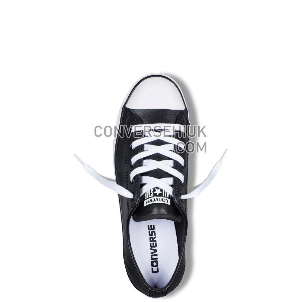 Converse Chuck Taylor All Star Dainty Leather Black 537107C Shoes