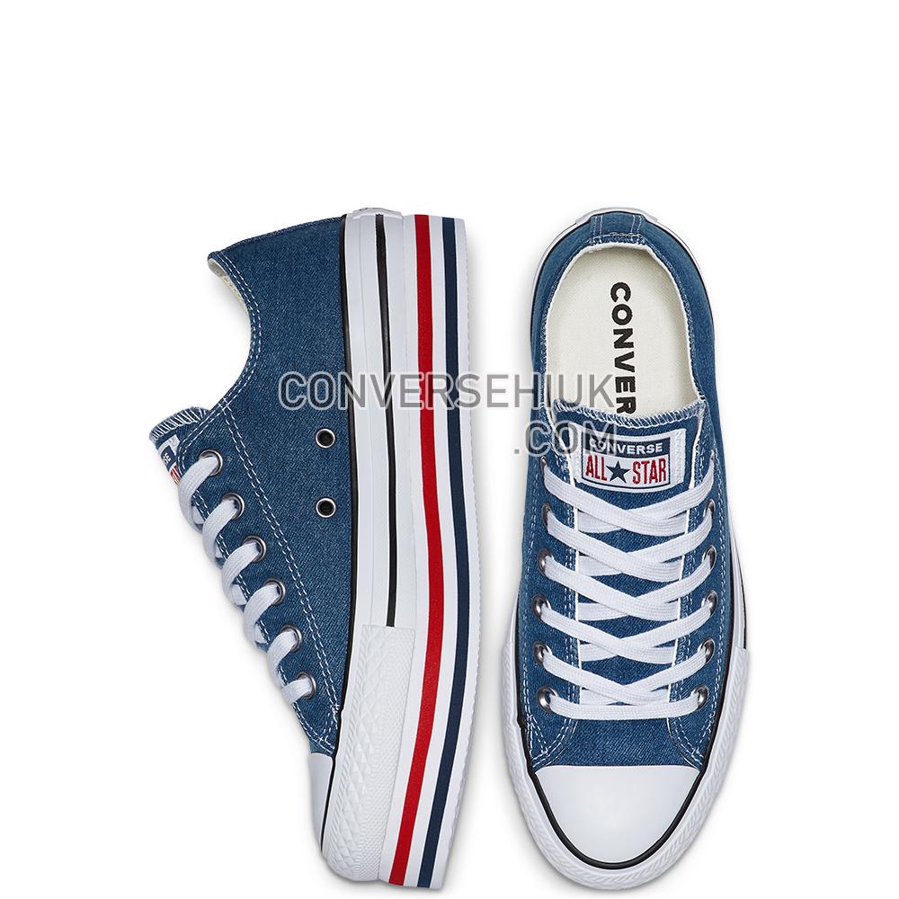 Converse Chuck Taylor All Star Platform Mason/Blue/White/Black 563973C Shoes