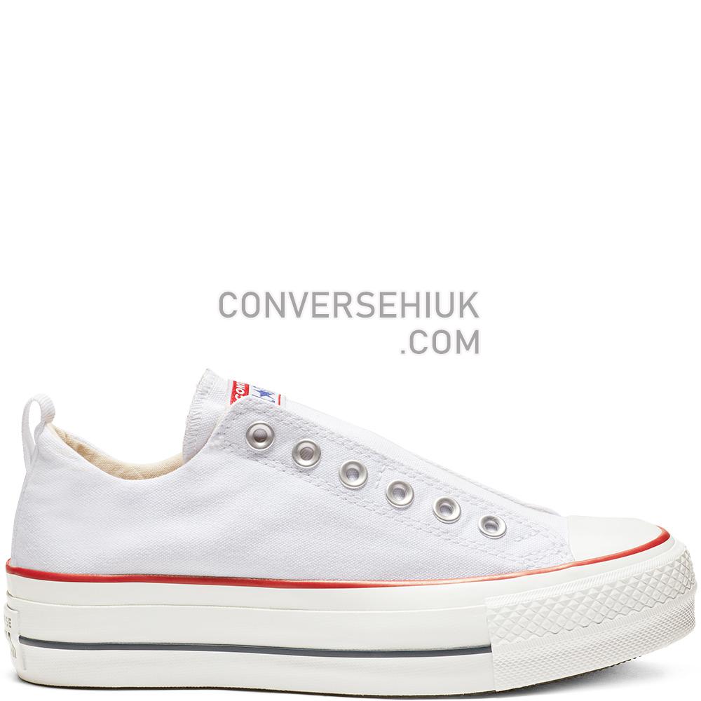 Converse Chuck Taylor All Star Lift Low Top White/Red/Blue 563457C Shoes