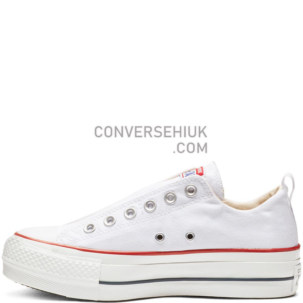 Converse Chuck Taylor All Star Lift Low Top White/Red/Blue 563457C Shoes