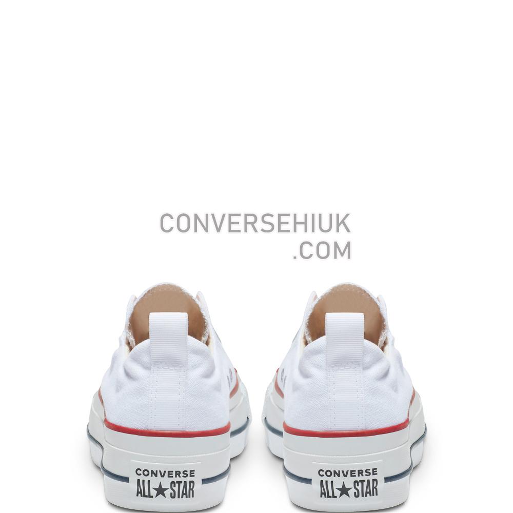 Converse Chuck Taylor All Star Lift Low Top White/Red/Blue 563457C Shoes