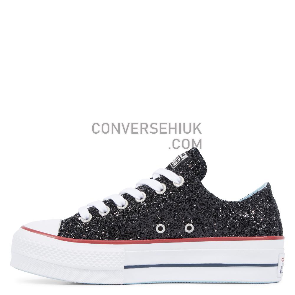 Converse x Chiara Ferragni Chuck Taylor All Star Lift Low Top Black/White/Black 563834C Shoes