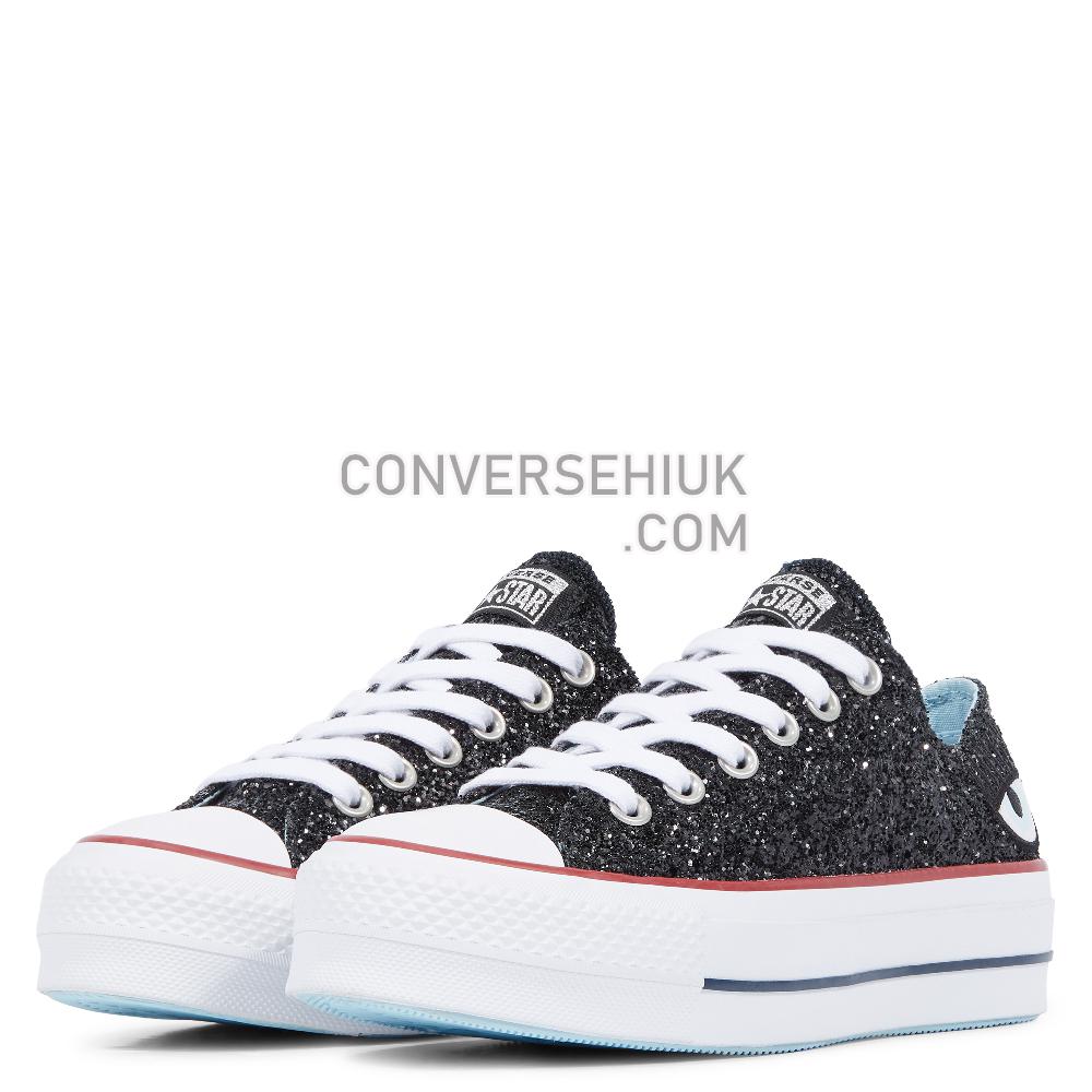 Converse x Chiara Ferragni Chuck Taylor All Star Lift Low Top Black/White/Black 563834C Shoes