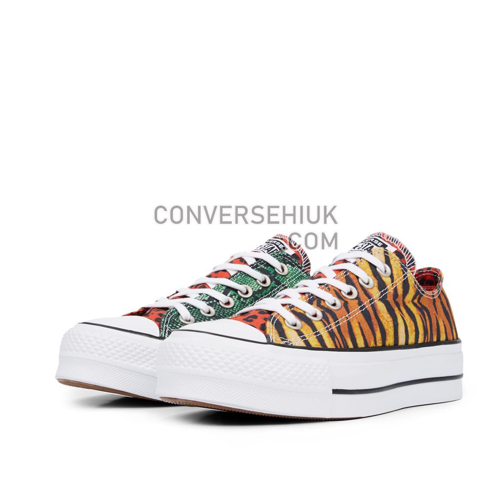 Converse Chuck Taylor All Star Hawaiian Mix Platform Low Top Multi/White/Black 565795C Shoes