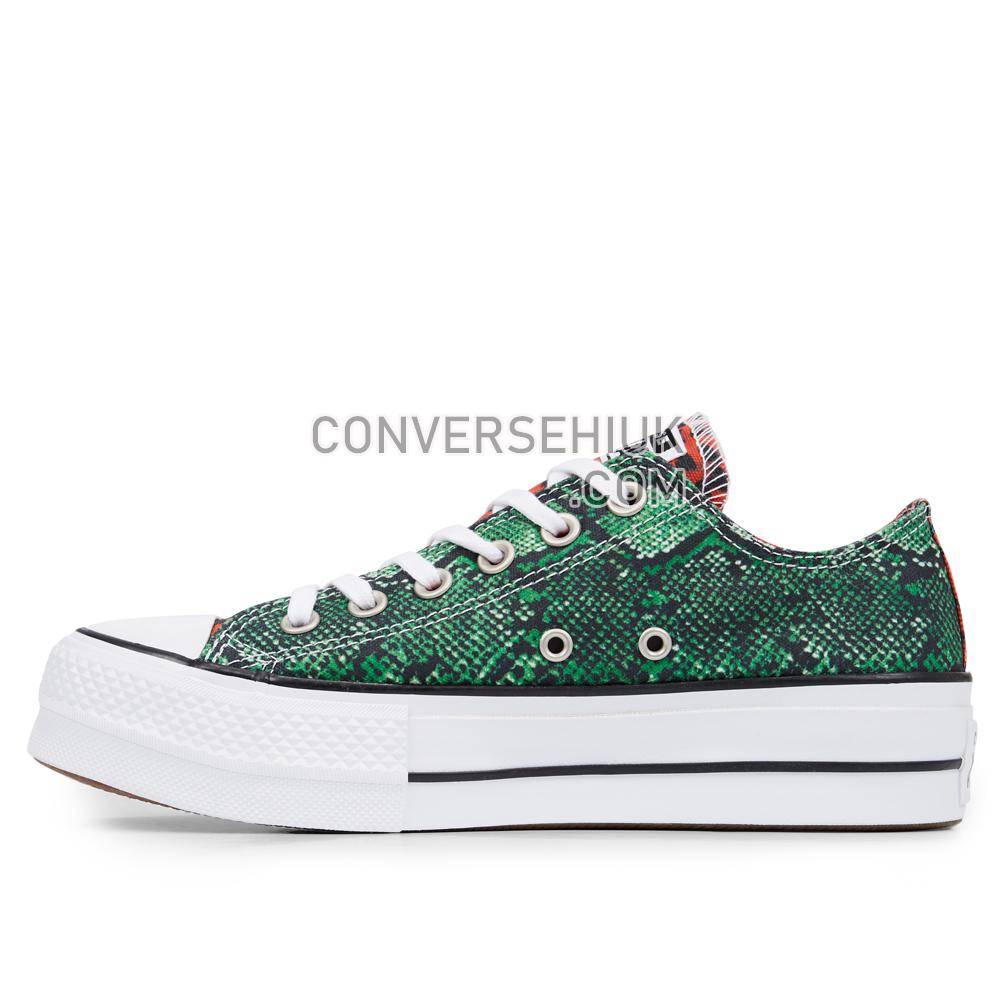 Converse Chuck Taylor All Star Hawaiian Mix Platform Low Top Multi/White/Black 565795C Shoes