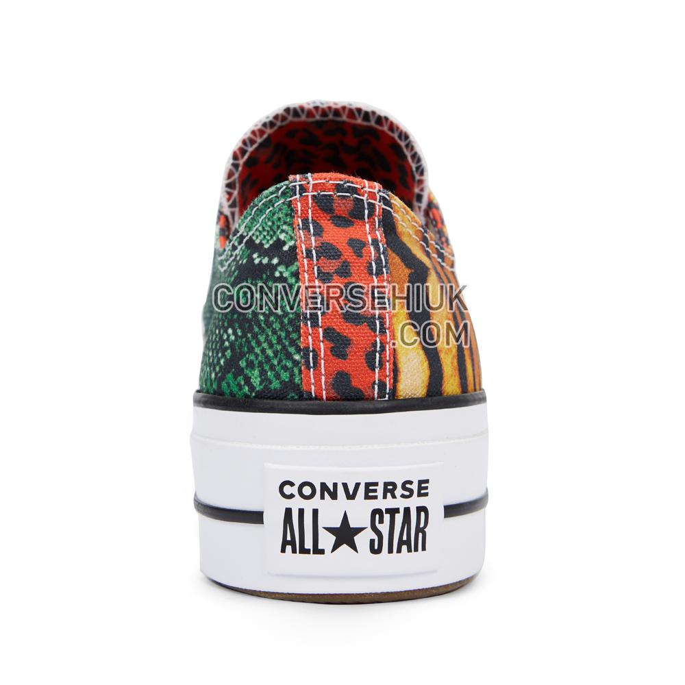 Converse Chuck Taylor All Star Hawaiian Mix Platform Low Top Multi/White/Black 565795C Shoes