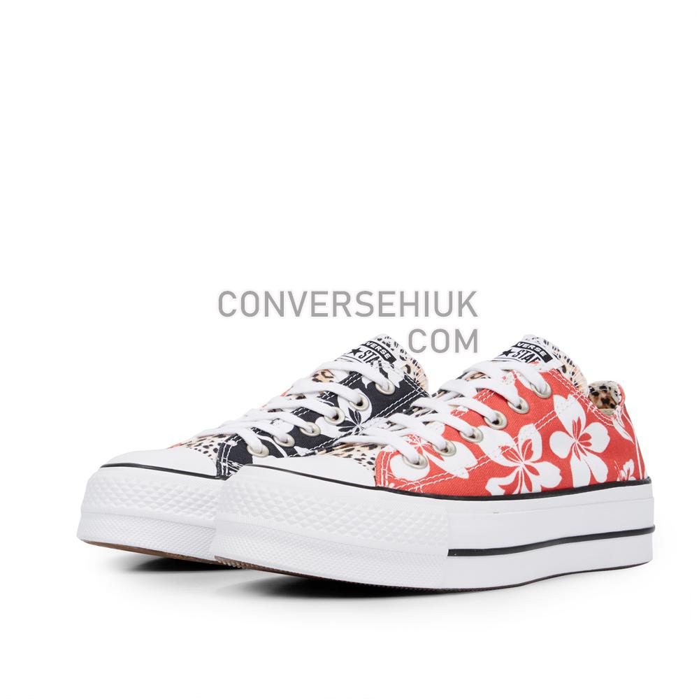 Converse Chuck Taylor All Star Hawaiian Mix Platform Low Top Multi/White/Black 565794C Shoes