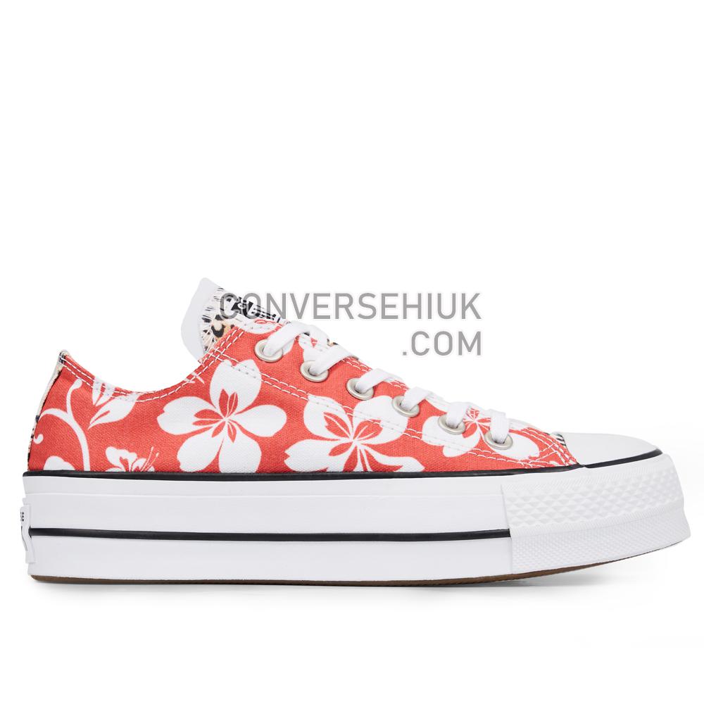 Converse Chuck Taylor All Star Hawaiian Mix Platform Low Top Multi/White/Black 565794C Shoes