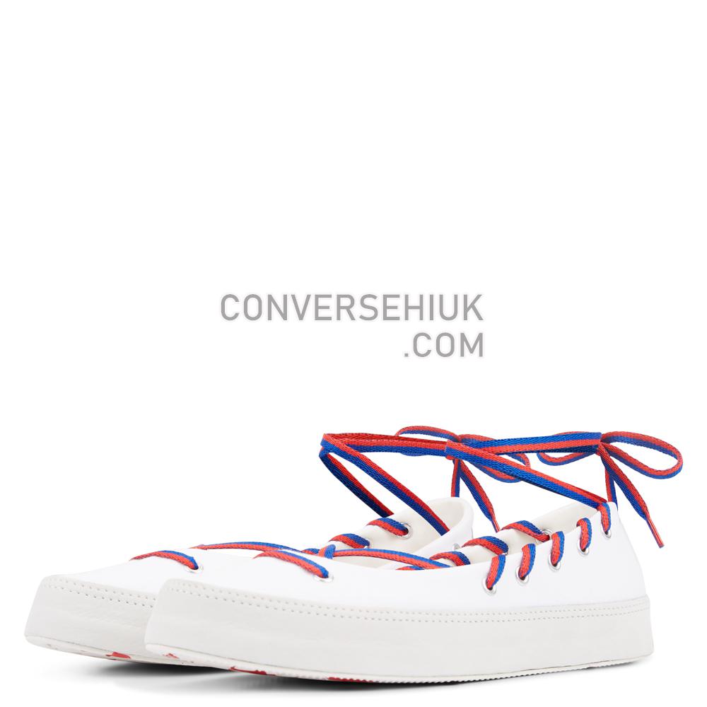 Converse Chuck Taylor All Star Rina Low-Top White/Blue/Enamel/Red 564310C Shoes