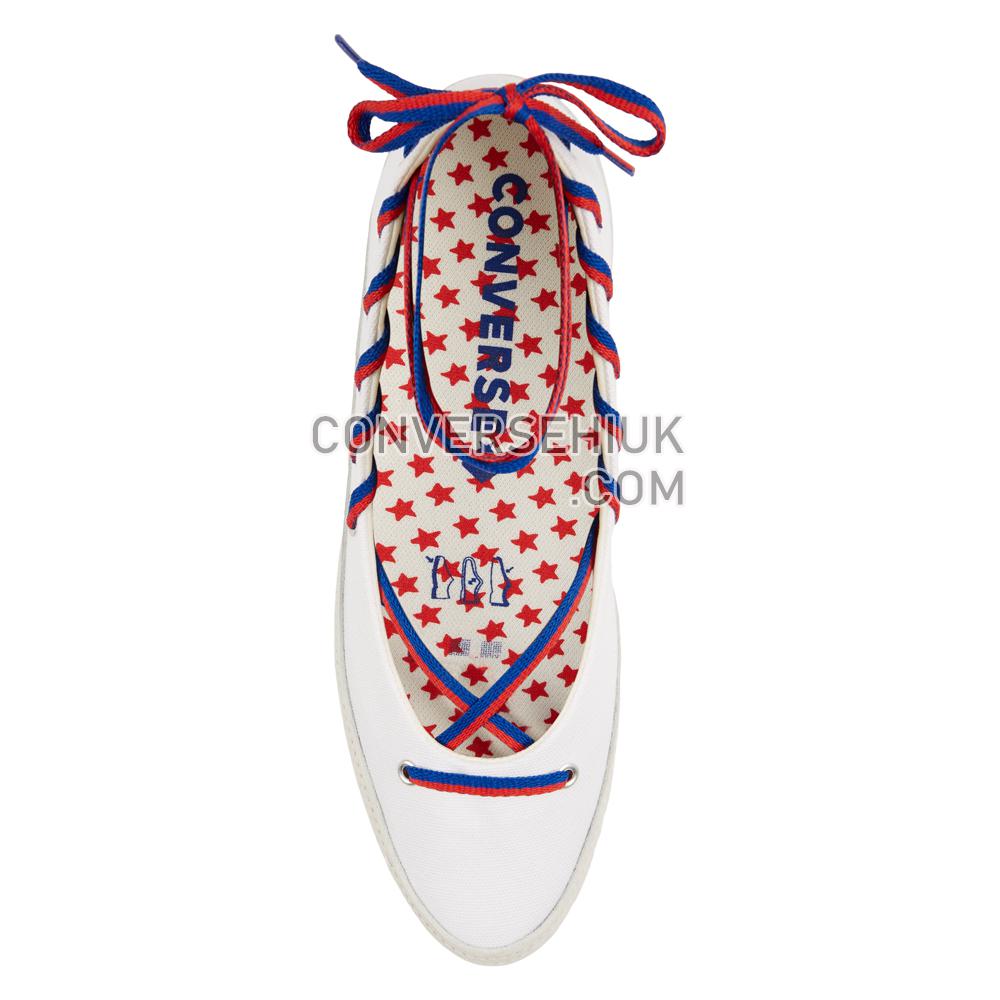 Converse Chuck Taylor All Star Rina Low-Top White/Blue/Enamel/Red 564310C Shoes