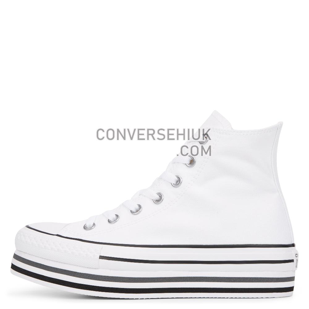 Converse Chuck Taylor All Star Lift High Top White/Black/Thunder 564485C Shoes