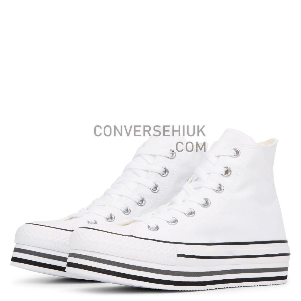 Converse Chuck Taylor All Star Lift High Top White/Black/Thunder 564485C Shoes