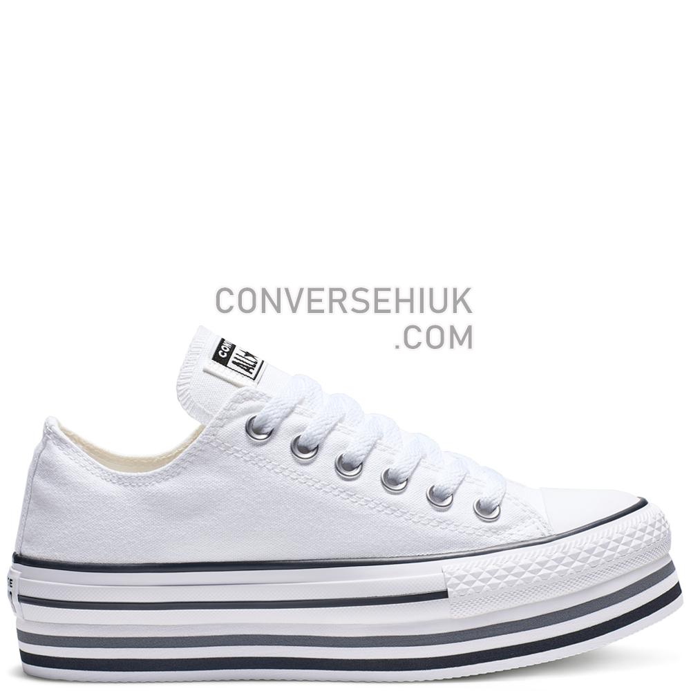 Converse Chuck Taylor All Star Platform White/Black/Thunder 563971C Shoes