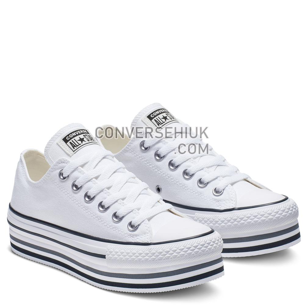 Converse Chuck Taylor All Star Platform White/Black/Thunder 563971C Shoes